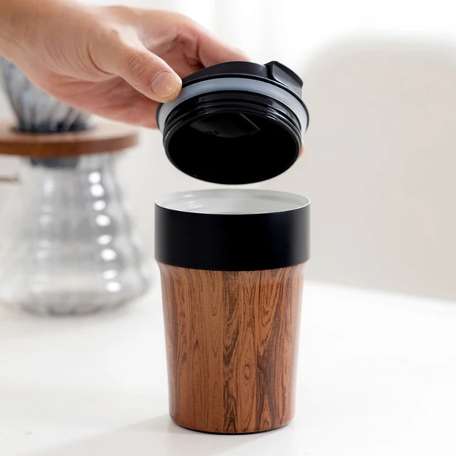 New High Value Portable Ceramic Liner Coffee Cup Sealed Leak-Proof Car  Insulation Mug 380ml Men And Women General Gift Tea Cup