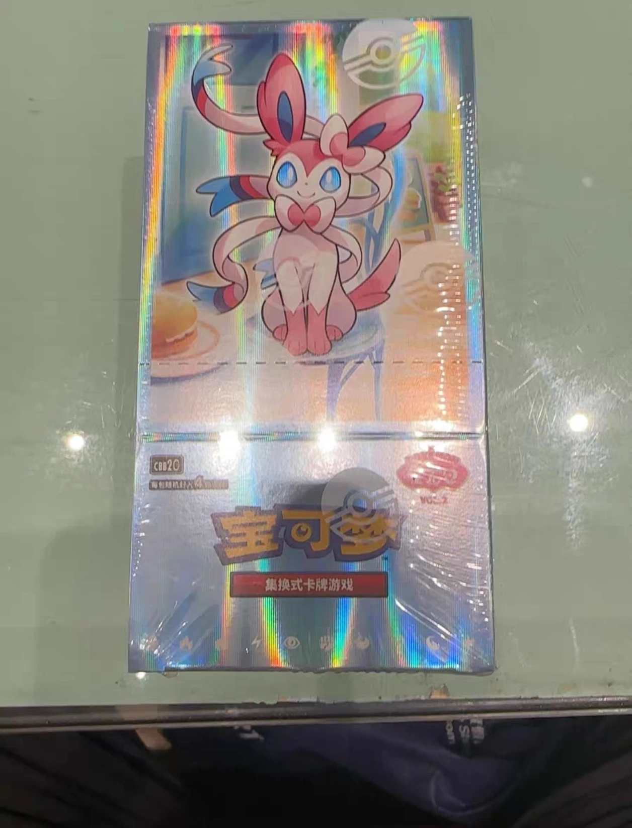 In Stock Original Gem Pack Vol 2 Cards Chinese TCG Eevee