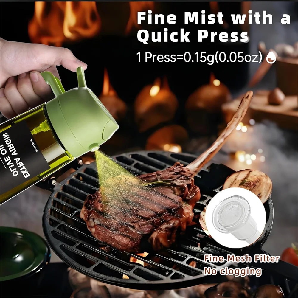 2in1 oil dispenser for spray and pour use