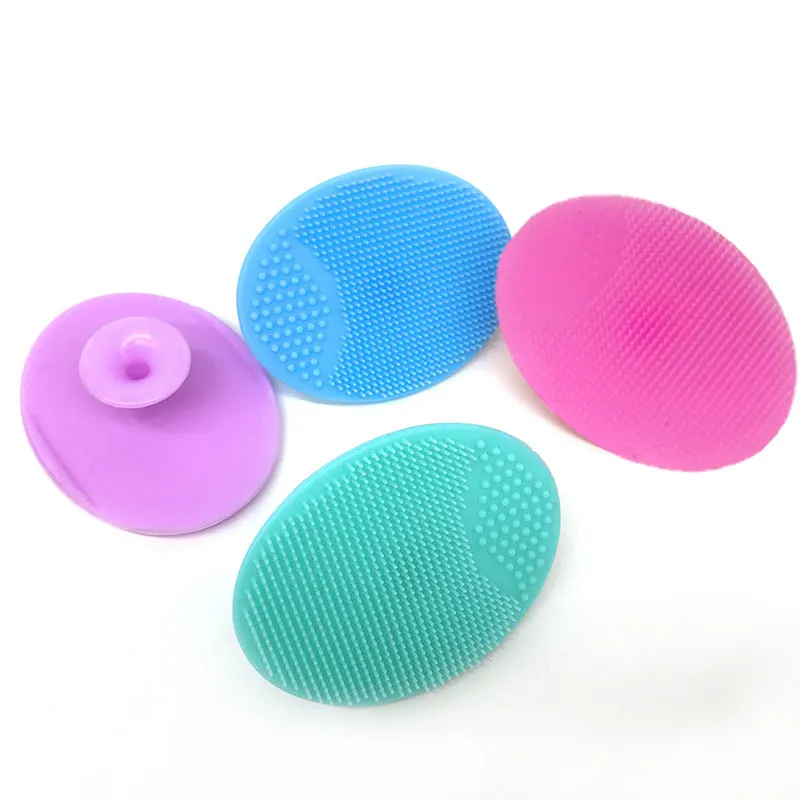1PCS Silicone Shampoo Brush for Baby Infant Bathing Soft Silicone Boys Kids Shower Brush Head Hair Washing Massage Brushes Wipe baby brush