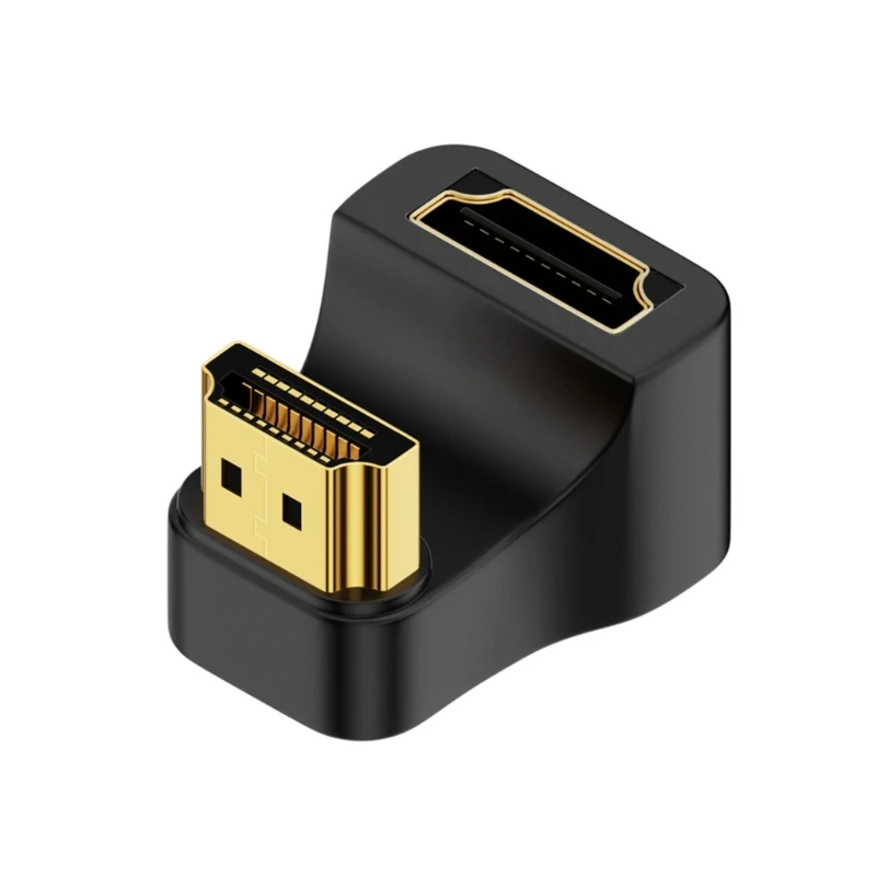 180 Degree 8K 60Hz Male to Female Converter Cable U-shaped Adapter Connector Extension Fit for TV Laptop