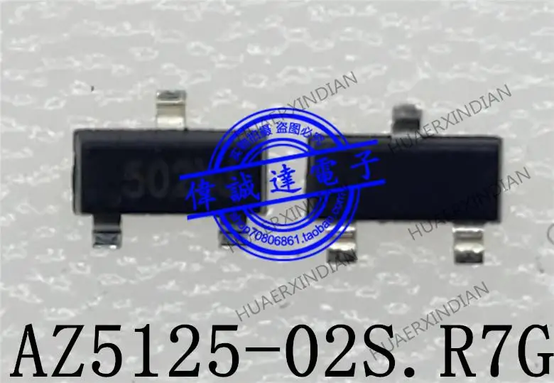 

Новый оригинальный AZ5125-02S.R7G 502NJ 502 SOT23 ESD/TVS