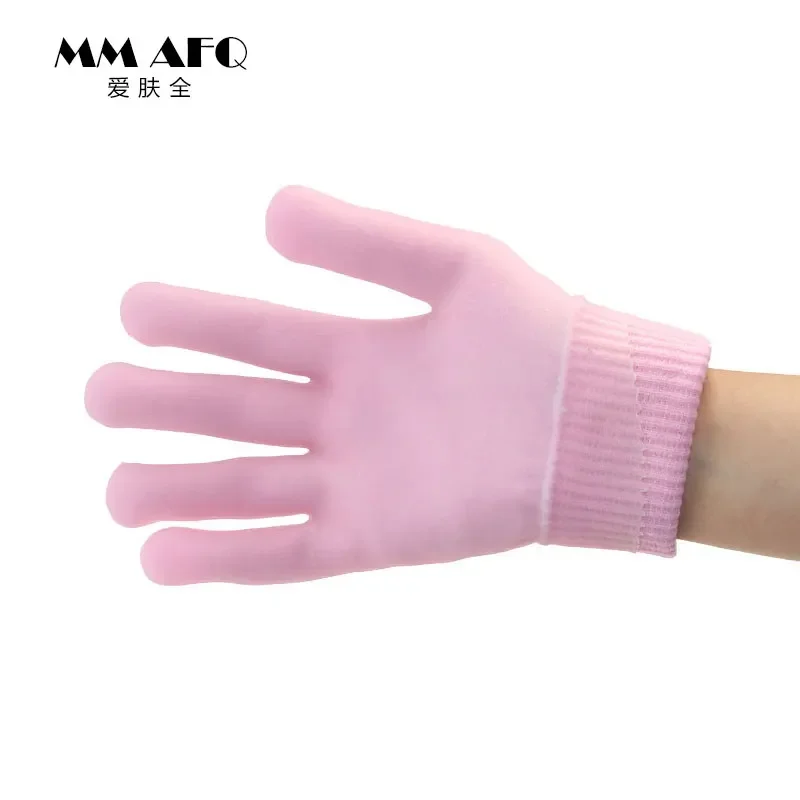 Gel Spa Gloves Moisturizing Whitening Exfoliating Pink Mask Ageless Beauty Hand Mask Hands Skin Care High Quality Silicone Glove