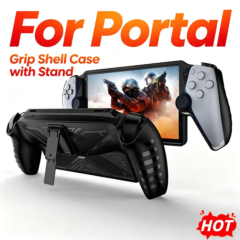 Deluxe Eco-Friendly Protective Case with Stand - Black & White