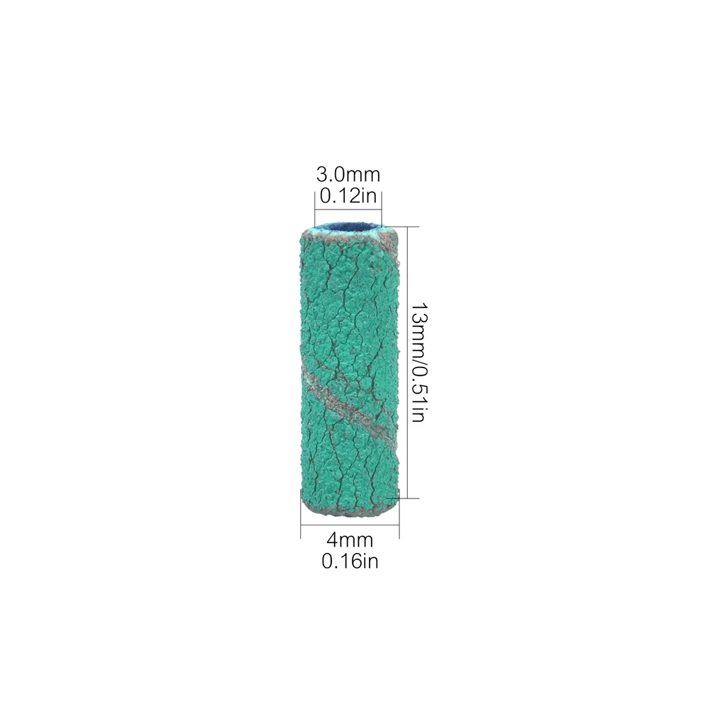 KADS 3mm Small Sanding Bands for Nail Drill 50 Pcs Mini Nail Sanding Files 60/80/120/150/180/240 Grit Acrylic Nails Gel Remver 5