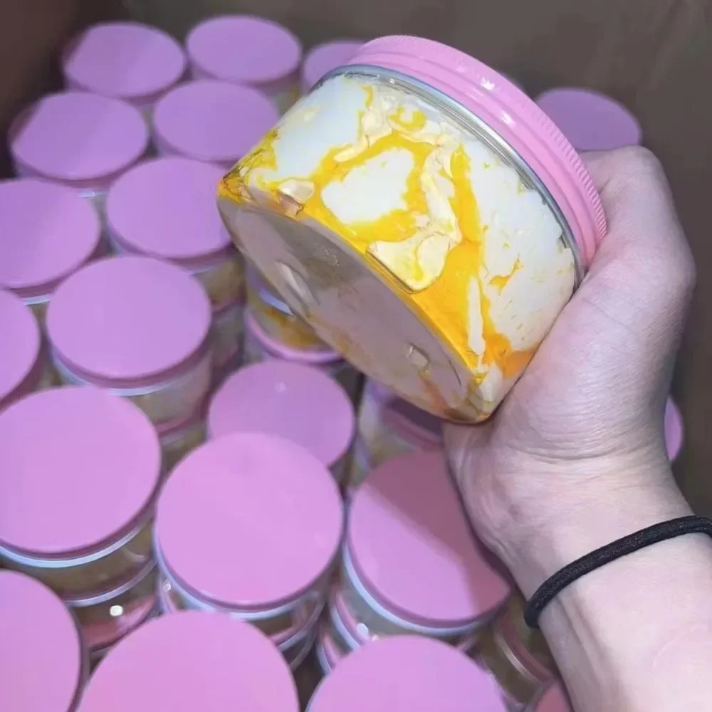 200g Kem Body Cốt Th&aacute;i Rỉ Dầu V&agrave;ng Nắp Hồng Trắng Mịn da , chống l&atilde;o h&oacute;a , dưỡng ẩm da