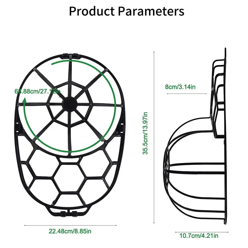 Baseball Cap Washing Cage Anti-deformation Cap Protector Rack for Dishwasher Washing Machine Hat Washer Frame