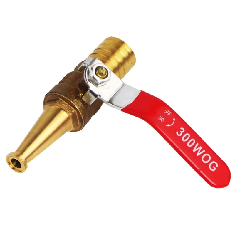 

Garden Hose Nozzle High Pressure Hose Nozzle Solid Brass Heavy Duty Adjustable Twist Hose Nozzle Jet Sweeper Nozzle P15F