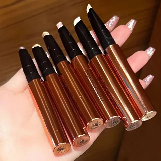 51544-e74506.jpg Pearlescent Eyeshadow Stick Pencil Glitter Eyeshadow Makeup Waterproof Shimmer Silkworm Liner Pen Cosmetics Beauty Makeup Tool