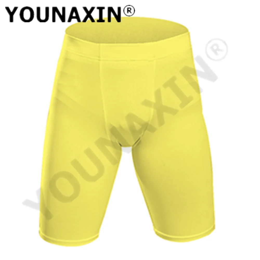 Men's Base Layer Sports Shorts Gym Basketball Pants Football Leggings Fitness Jogger Running Workout Training Quick-Dry