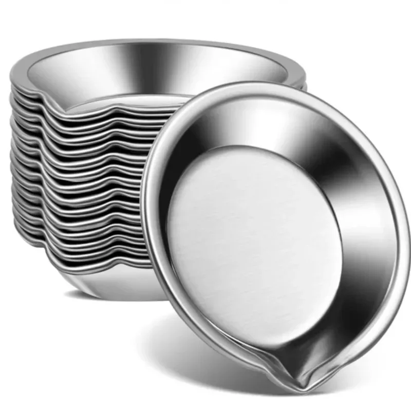 Stainless Steel Paint Bowl Tray Color Mixing Cup Mixing Tool Is Convenient  Practical, Suitable for Creative Painting Production