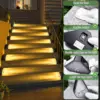 2Pack LED Solar Step Lamp Path Stair Outdoor Garden Lights Waterproof Balcony Light Decoration for Patio Stair Fence Light 5