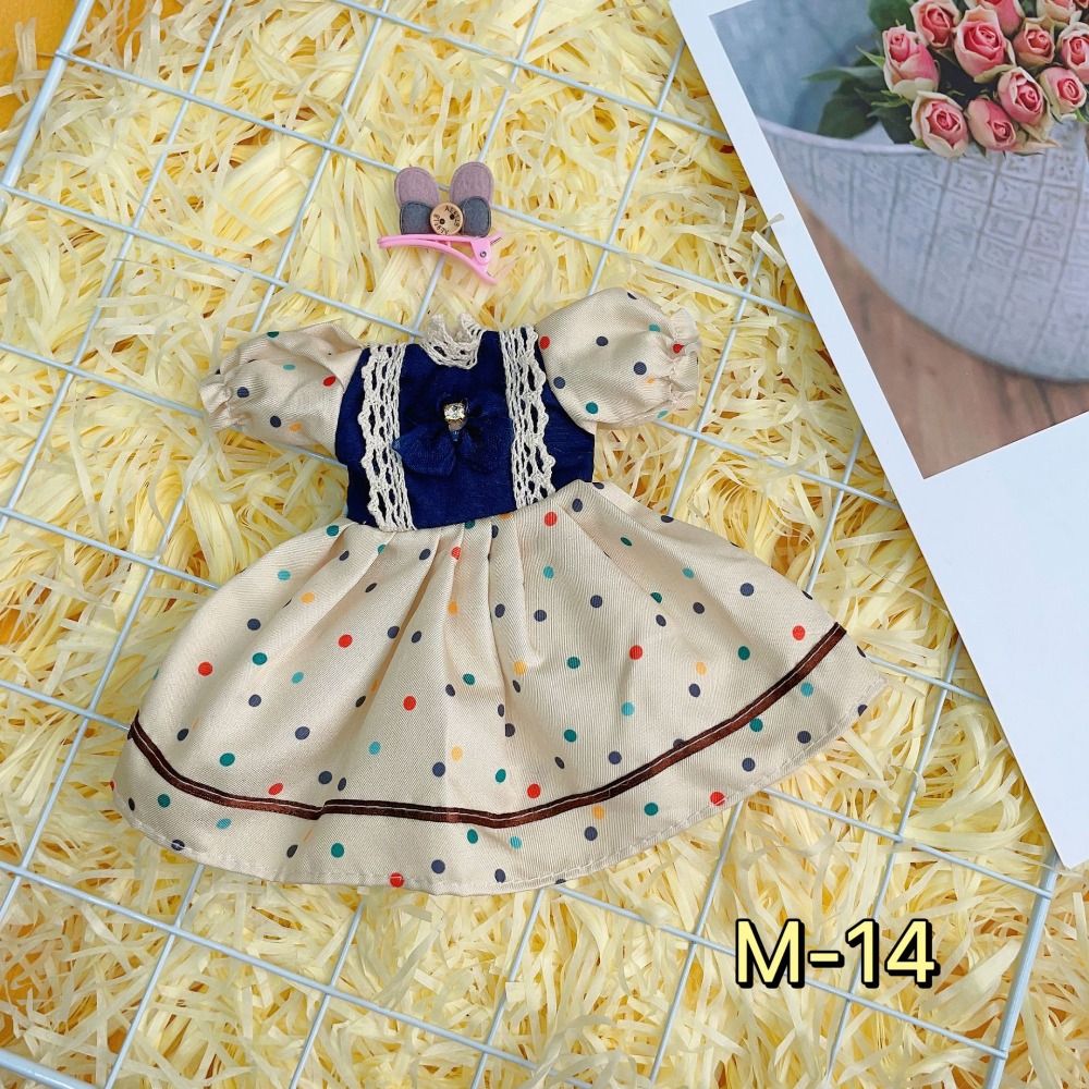 Lolita Style 30cm Doll Clothes Sweet Gauze Skirt 30cm Doll Princess Skirt 30cm Headwear 1/6 BJD Dolls Clothes Children Toy