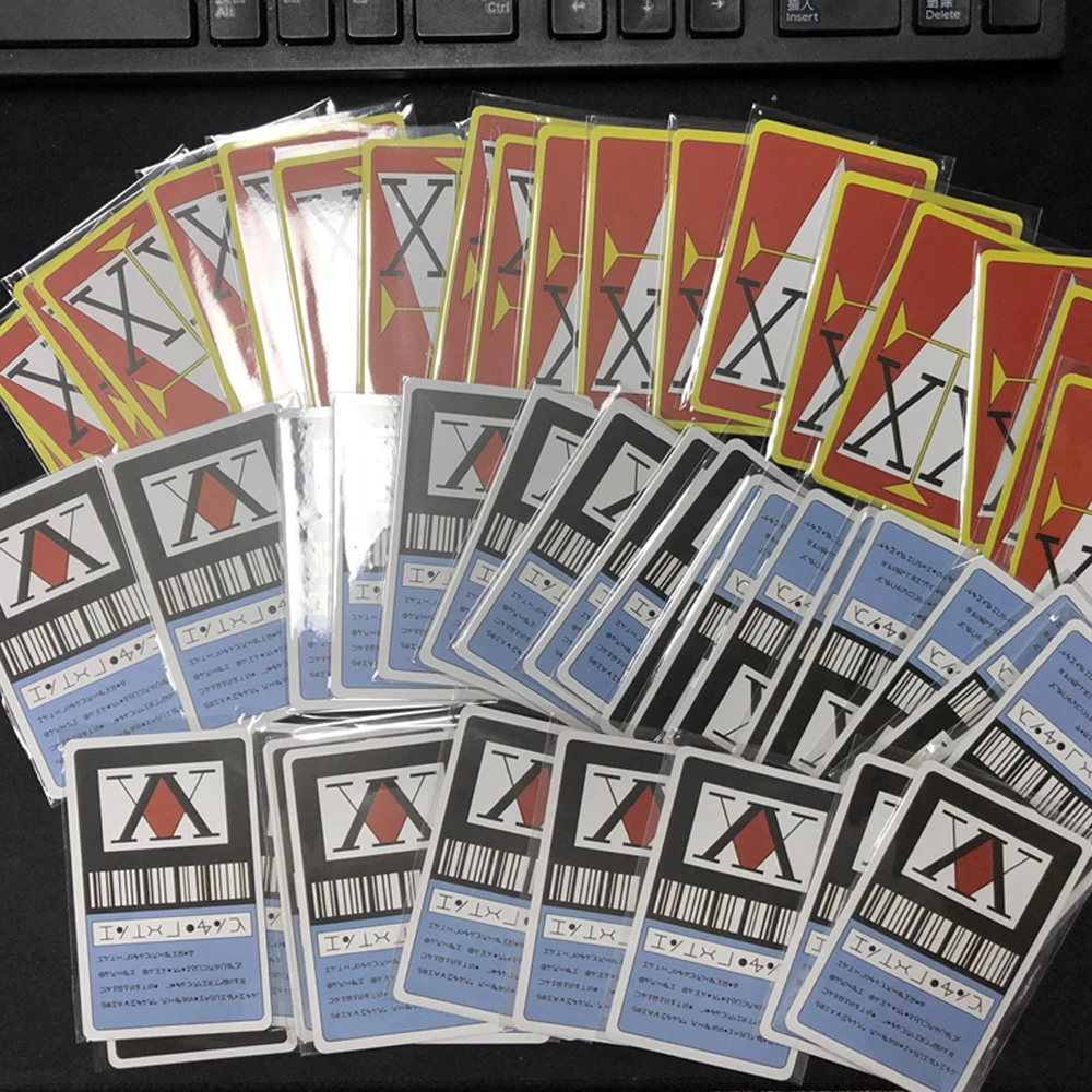 Hunter x Hunter License Card GING FREECSS Cosplay Japan Anime Hisoka Kurapika Killua Zoldyck PVC Cards Collection Costume Props anime cosplay cards