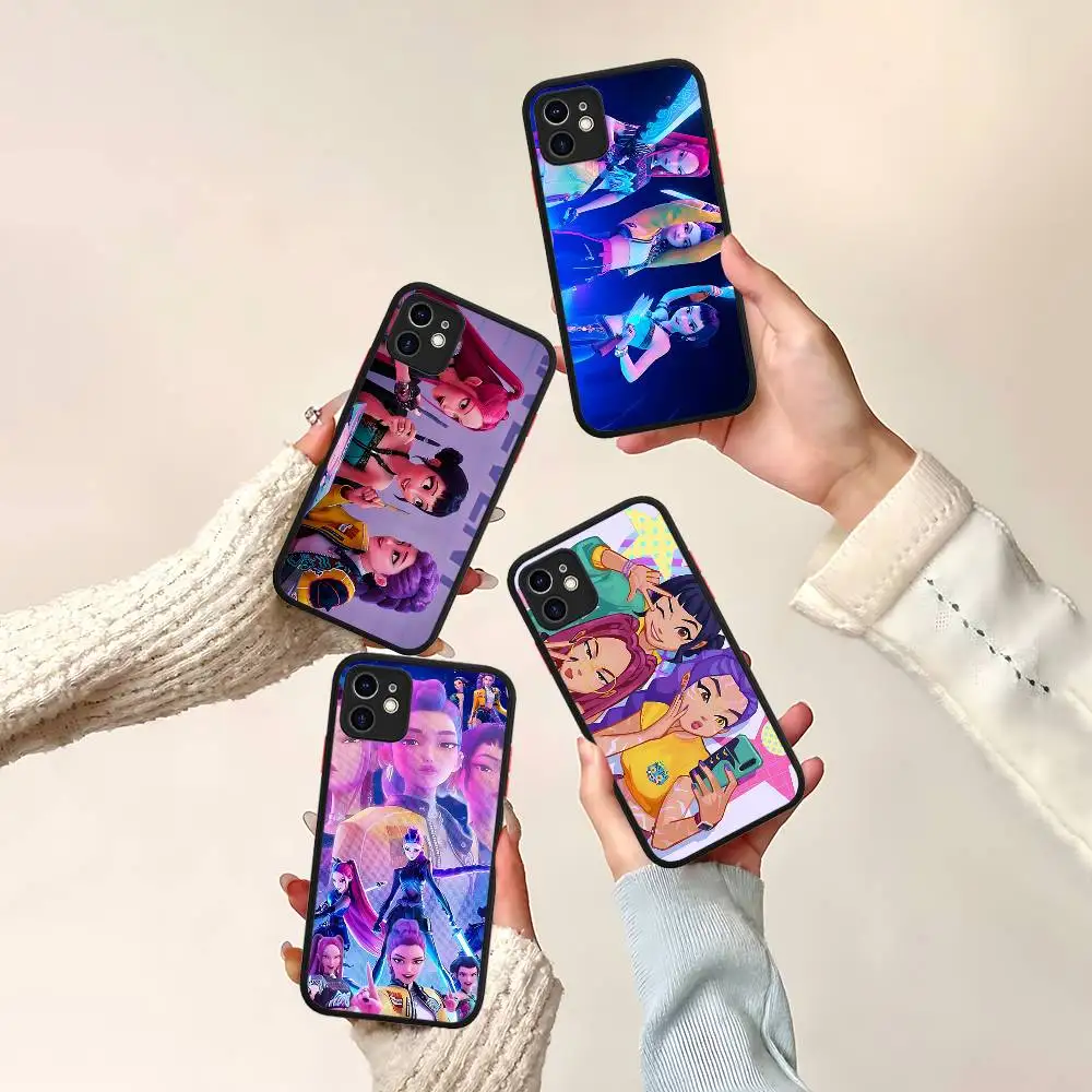 Kpop D-Demon Hunters Matte Phone Case Cover