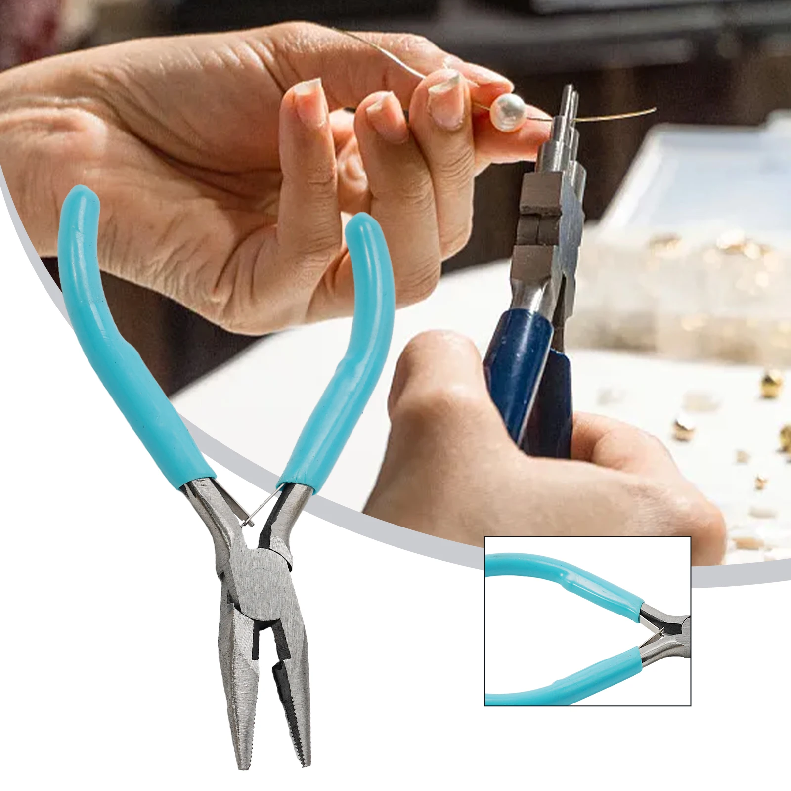 Small Pliers Jewelry Accessories Repair Making Round Nose Needle