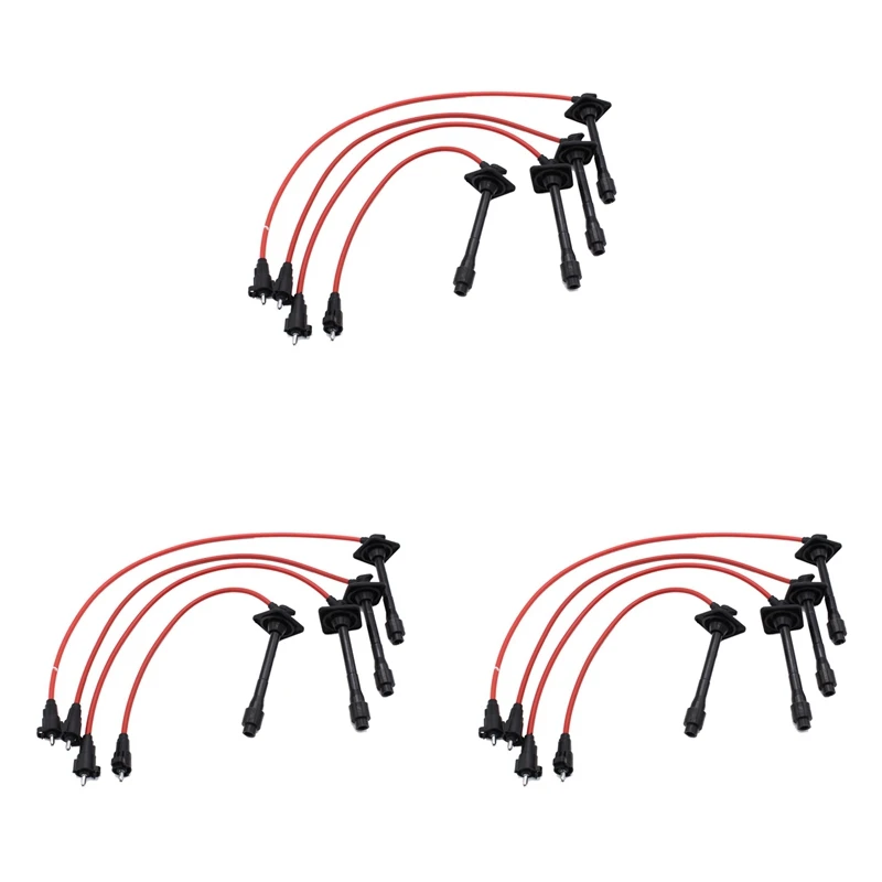 

3X Ignition Spark Plug Wires Set For 1997-2001 Toyota Camry Solara Rav4 2.2L 9091922386