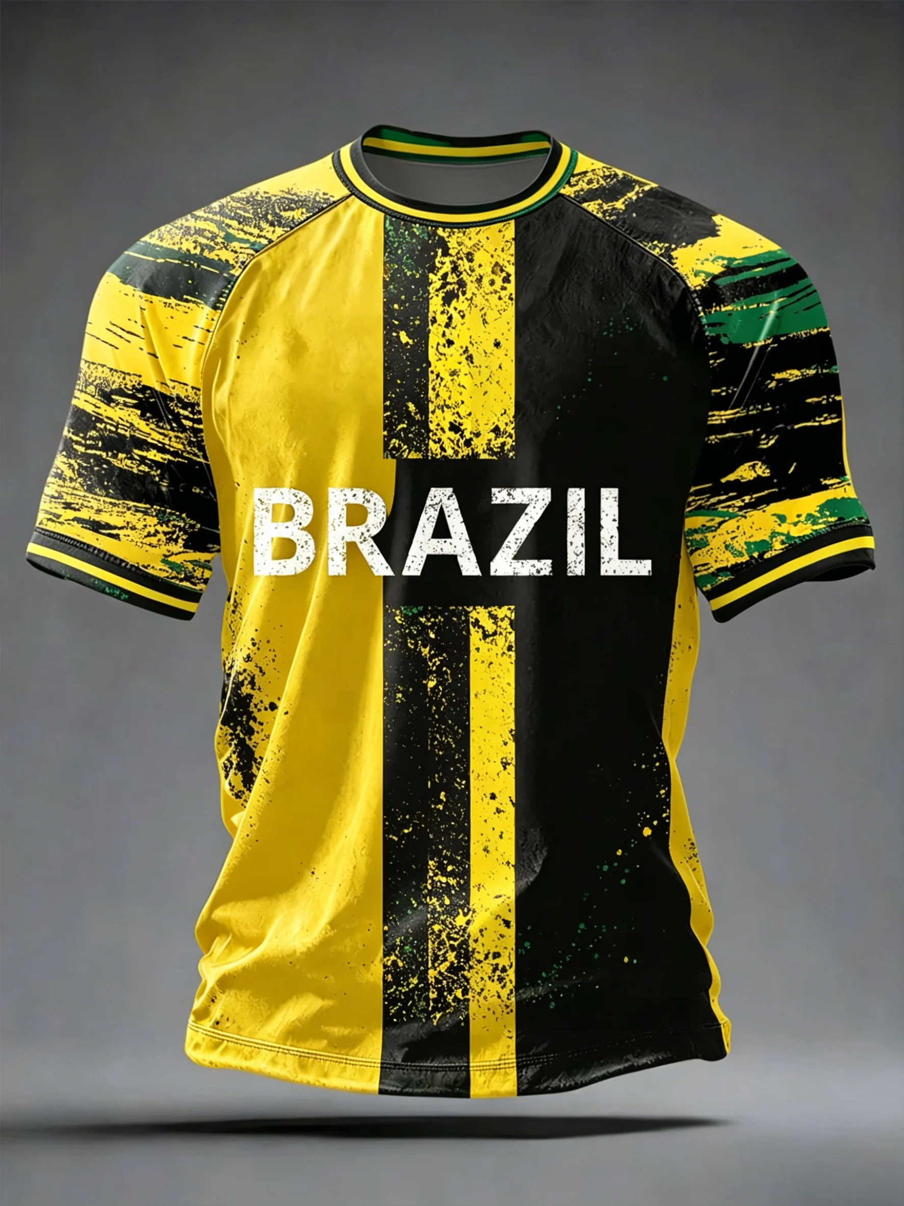 2026 Summer New Brazil Football Jerseys For Men Classic God Brazil Short Sleeve… - Image 4