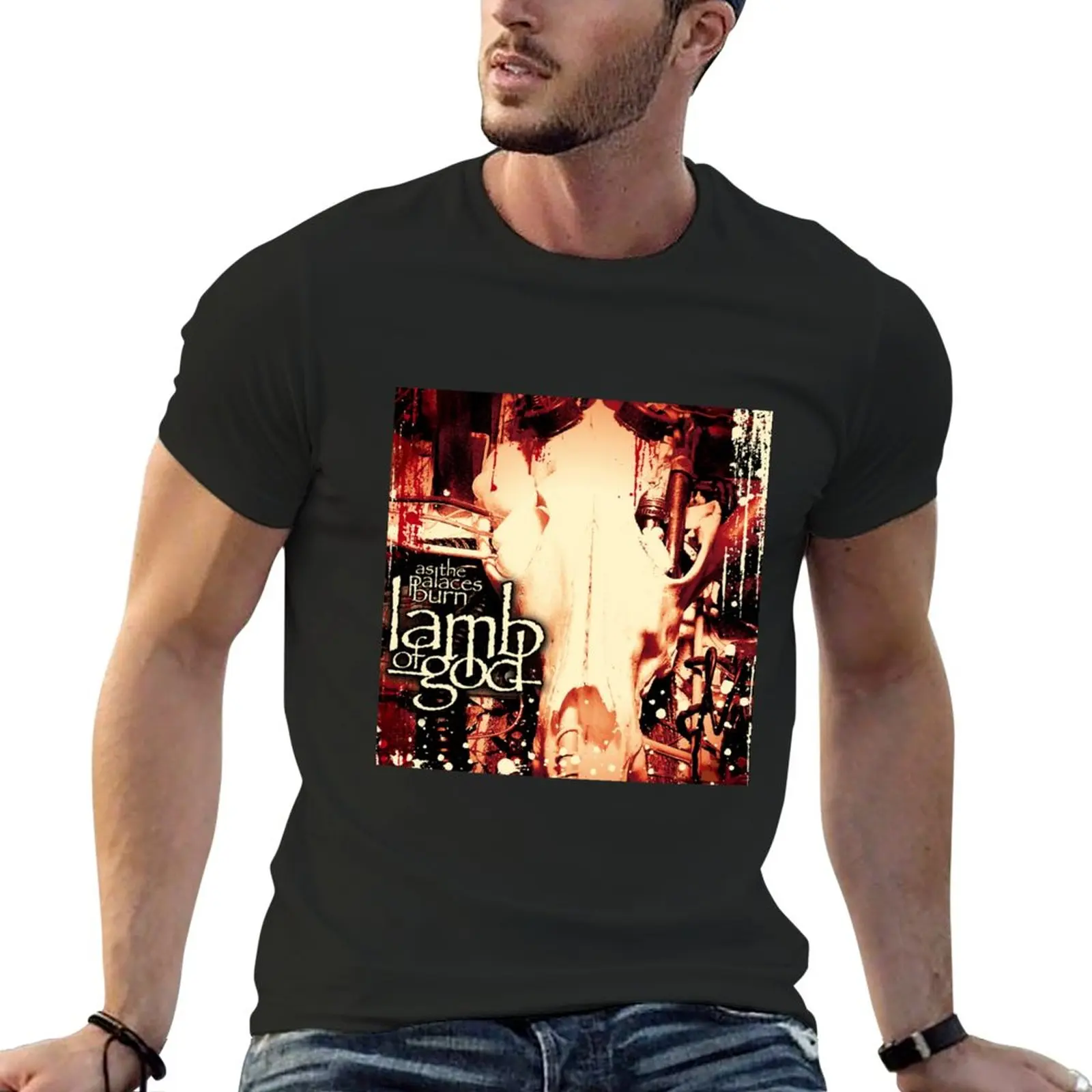 

New As the palaces burn T-Shirt boys animal print shirt sweat shirt black t shirts clothes for men