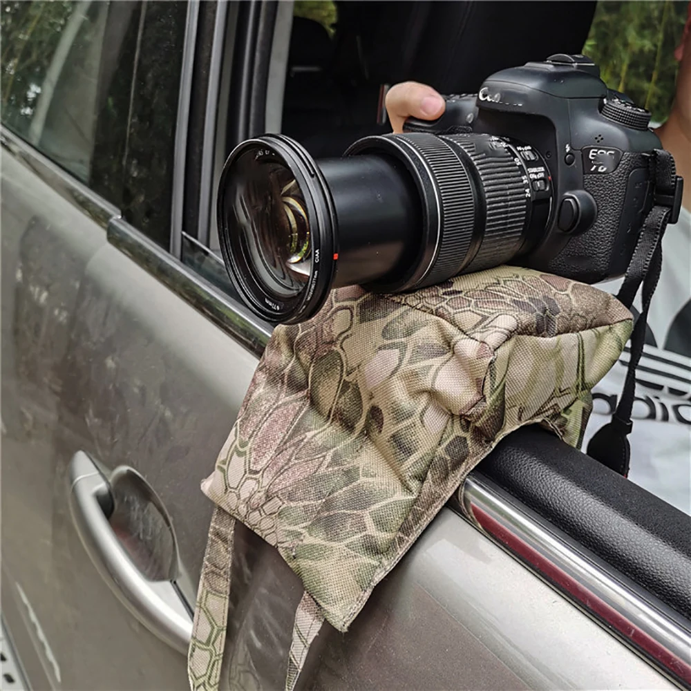 1PC 600D Oxford Cloth Cars Window Mount Gun Rest Bag Hunting Bag Shooting Target Rifle Support Sandbag Gun Bench Rest Bag 6