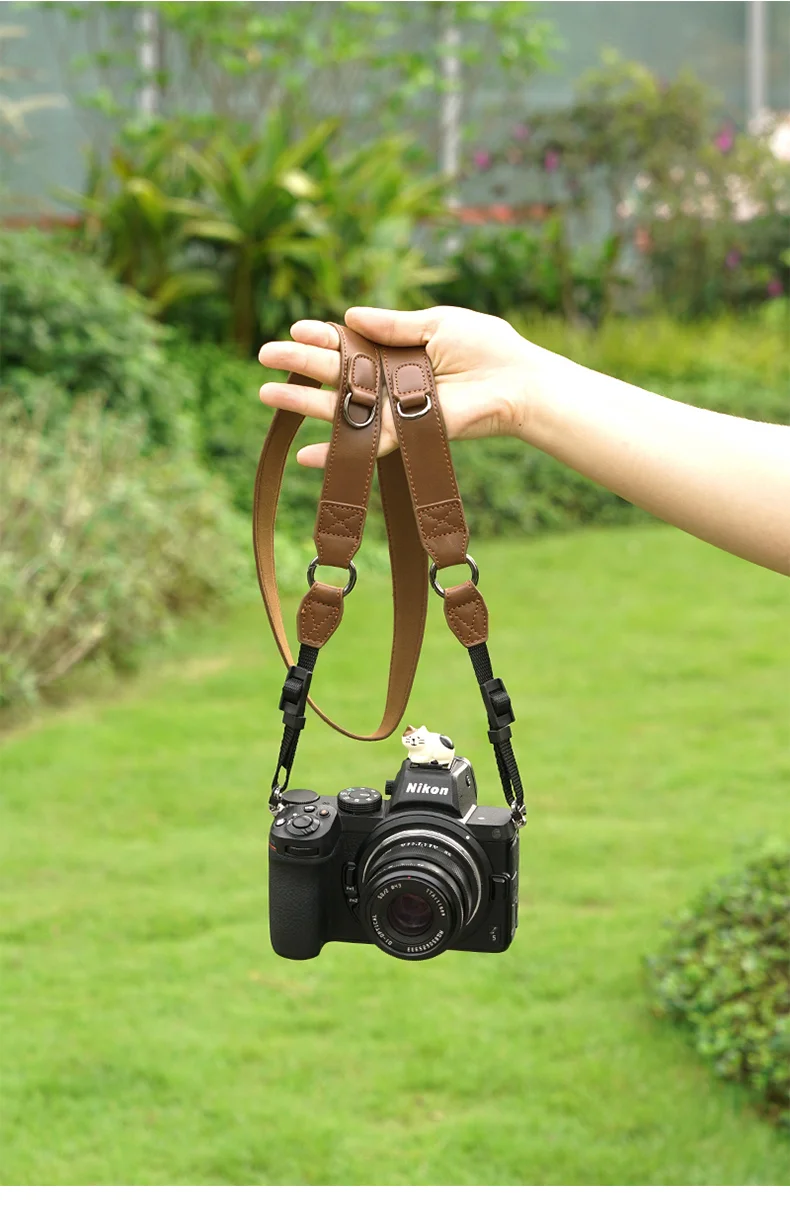 Camera Strap Shoulder Strap Neck Handy for Mirrorless SLR camera Retro Leather Iconic Brand Fuji Iconic Brand Pentax Nikon Universal Bag
