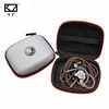 KZ Original Earphone Bags PU Zipper Storage Box Portable Hold Storage Box Case Black Suitable Earphone Accessories Earbuds Card 1