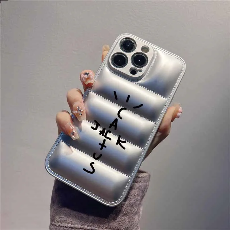 Luxury Puffer Cactusjack Hip Hop soft phone case for iphone 15 Pro