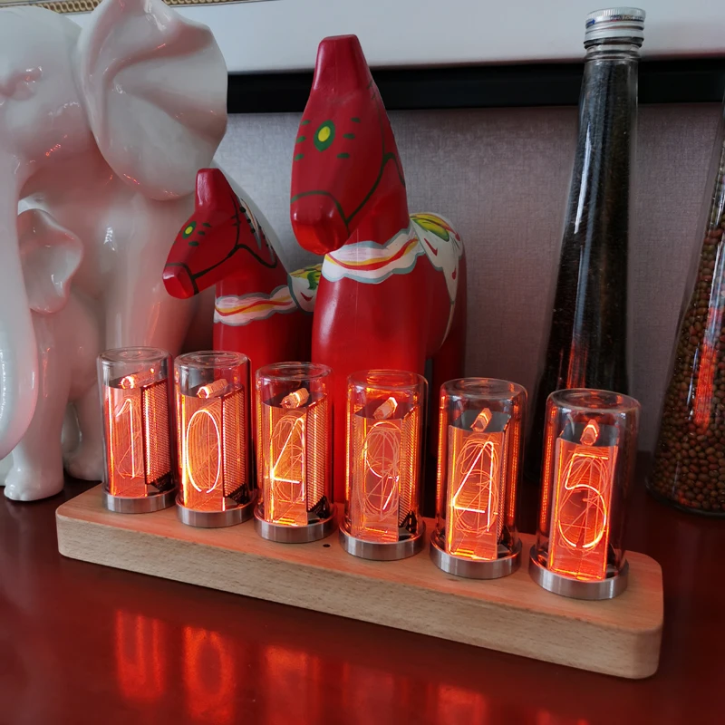 

5pcs 4-bit + 3pcs 6-bit Time Tube RGB Clock