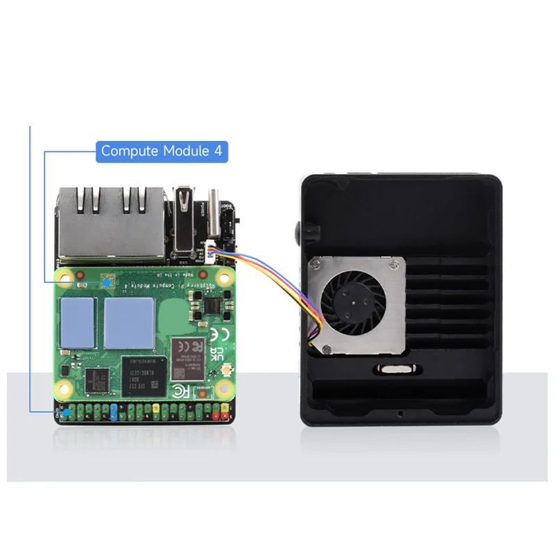 4 Lite EMMC 확장 베이스 보드 용 RPI Raspberry Pi 컴퓨팅 모듈 용 Exquisite-MINI 듀얼 이더넷 CM4 캐리어 보드