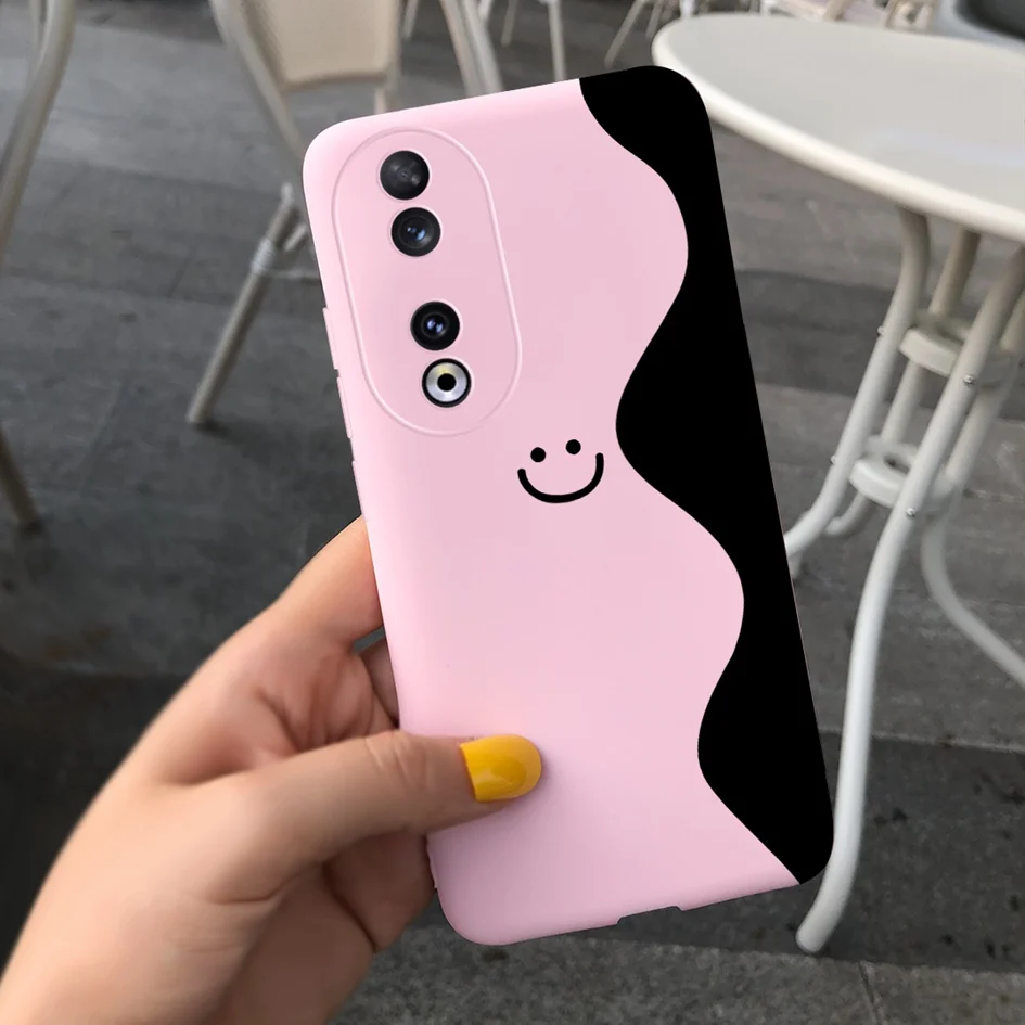 Fashion Leopard Painted Matte Soft Phone Case for Huawei Honor 90 Series