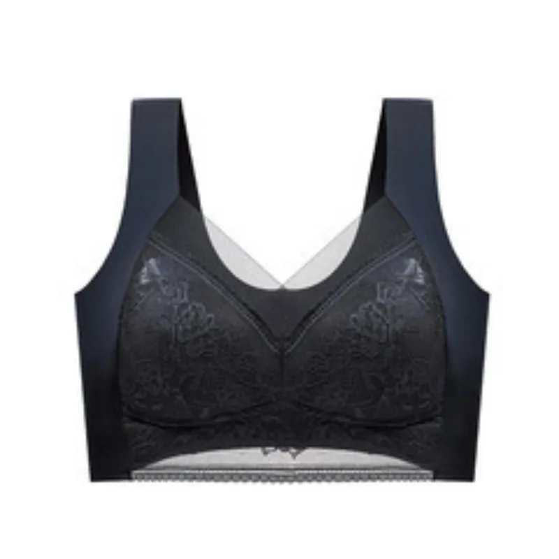 Seamless Lace Bra - Large Size Underwear | Breathable Thin Bra With Beautiful Back