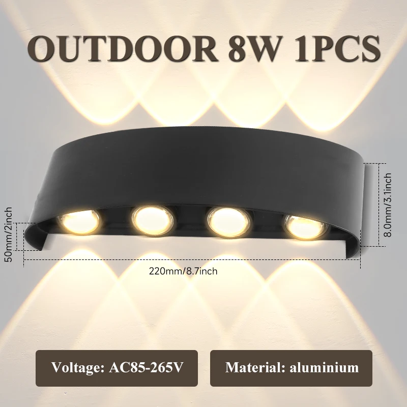 8W 8led beads,Neutral white