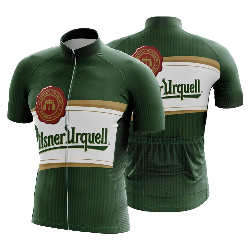 Slovakia Beer Cycling Jersey Men Short Sleeve Bicycle Clothing Triathlon Road Bike Jersey Maillot Ciclismo Hombre