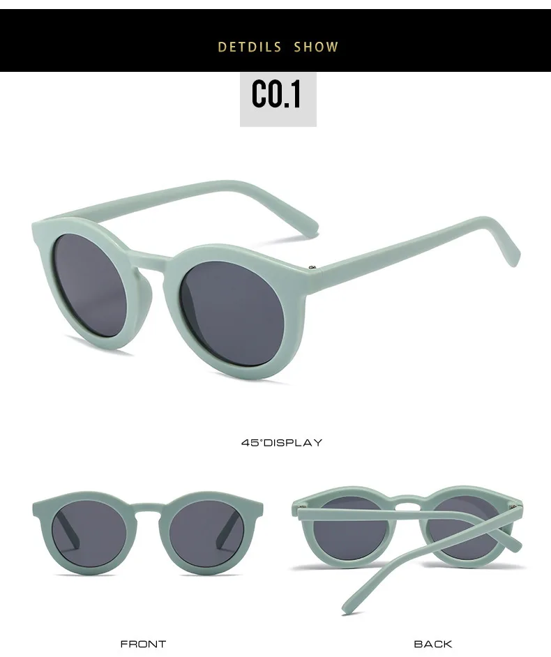 New Arrivals Round Brand Designer Sunglasses Women For Men 2024 Fashion Vintage Trending Candy Sun Glasses Punk Hip Hop Shades UV400_voghion.com