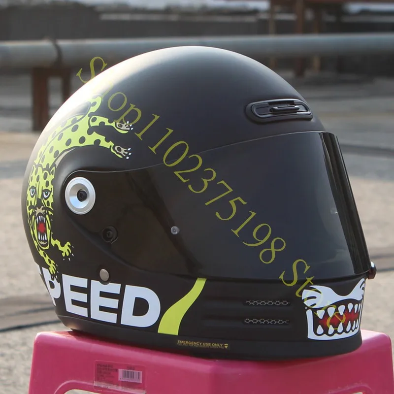 

SHOEI GLAMSTER High quality ABS vintage Japanese full face helmet. For Harley Motorcycle and Cruise Motorcycle Protective Helmet
