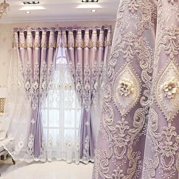 Luxury Embroidered Curtains 1