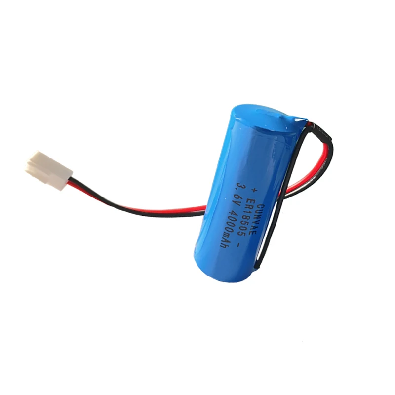 

100pcs Intelligent instrument and meter Memory and standby power, Alarms and security devices 3.6v battery er18505 A Size 18505