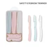 Fashion  Eyebrow Trimmers Safe Eye Brow Shaper Foldable for Women Makeup Tools Eyebrow Trimmer Razor Blades Shaver 2