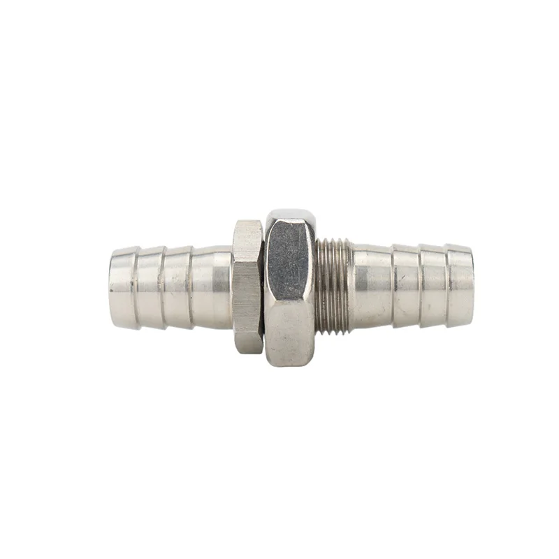 4mm 6mm 8mm 10mm 12mm 14mm 16mm 19mm Hose Barb Bulkhead 304 Stainless Steel Barbed Tube Pipe Fitting Coupler Connector Adapter Hose Pipe Fitting Pipe Fitting Water Pipe Fitting