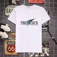 الرجال تي شيرت أبناء أفالانش فاينل فانتسي الكلاسيكية تي شيرت قصير الأكمام FF7 لعبة فيديو ستريف شينرا الجندي النساء تي شيرت 2