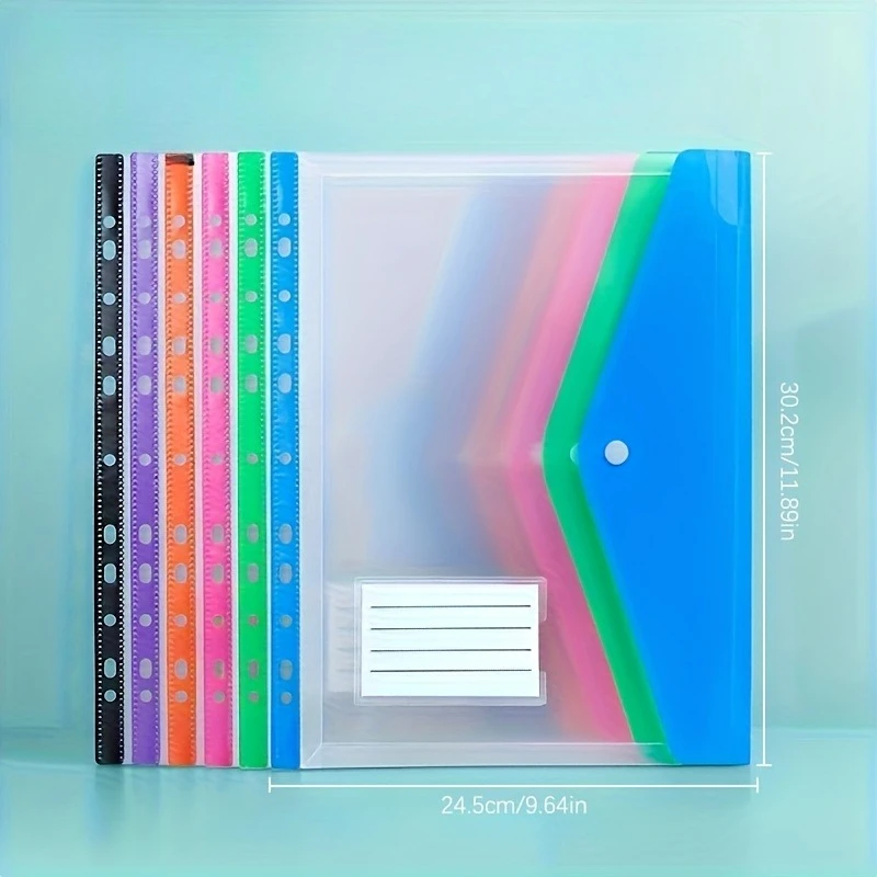 A4 Expanding File Folders with 11 Ring Binder Pockets