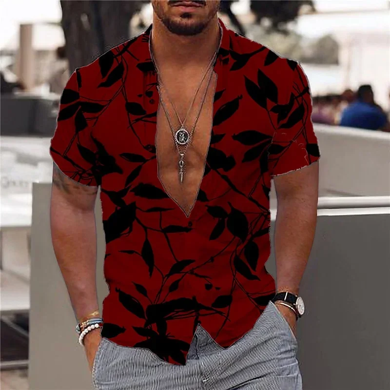 2022 Cotton Coconut Tree Beach Vacation Party Men's Shirt Summer Shirts Men's Hawaiian Shirt Casual Fashion Street Short Sleeves men s summer breathable clothes short sleeves shorts polo shirt suit high street casual men s shirt fashion cool 2 piece set