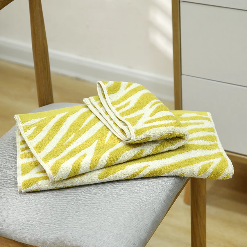 Striped Tiger Pattern Hand Towel Cotton Soft Skin-friendly Face Towel Quick-drying Absorbent Towel For Home Bathroom 29*13in 6