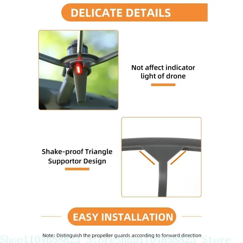 Protection d'hélice pour DJI Mavic 3 - Garde anti-collision ABS blanc