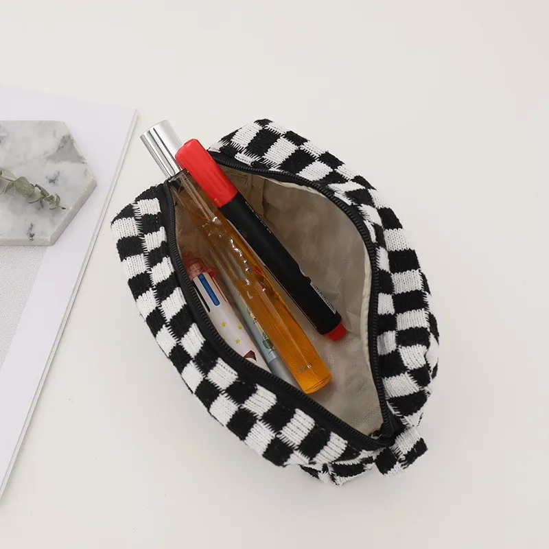 Borsa per cosmetici Borsa per trucco Custodia per trucco da viaggio portatile Astuccio per matite carino Borsa da toilette da donna per ragazze che viaggiano - immagine 6