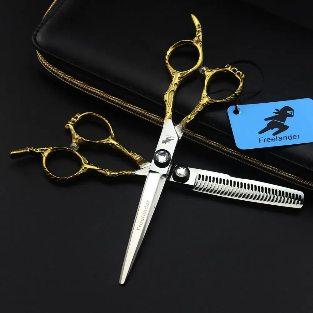 Giappone 6 Pollici Salon Hair Cutting Shear Forbici Da Parrucchiere Per Capelli Set Di Forbici Da Barbiere Professionali Maka
