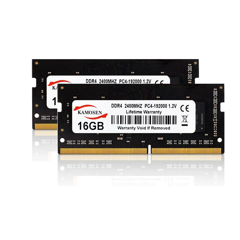 KAMOSEN-노트북 메모리, DDR4 8GB 4GB 16GB, PC4 2400 2666 2133 MHZ 1.2V 204pin Sodimm Ram