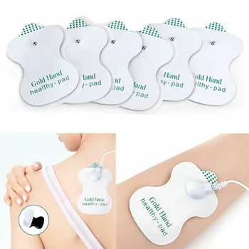 10/20PCS Replacement Tens Electrode Pads for  Unit EMS Pulse Massage Machine Body Slimming Massager Self Adhesive Snap On 1