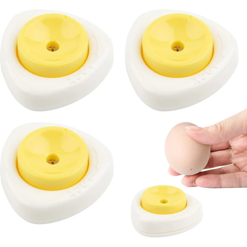Household Magnetic Egg Explosion Proof Cracking Needle Kitchen Steamed Eggs Punching Drill Tool Cooking Egg Rotary Making Needle