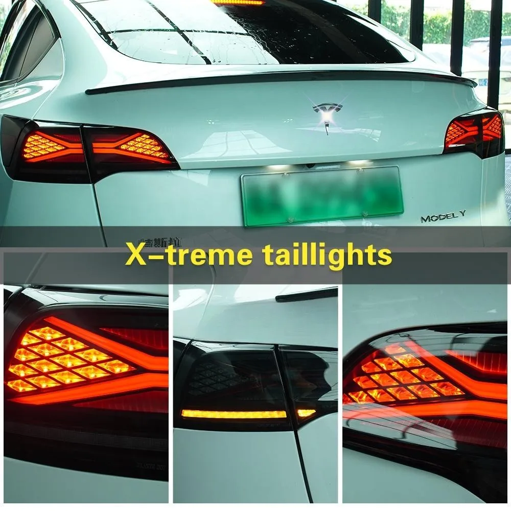 

Model 3 Y Led Sequential Turn Signal Lights Reverse/Brake/Daytime Running/Driving Light for Tesla Model 3 Y Tail Light